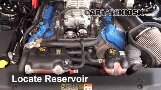 2011 Ford Mustang Shelby GT500 5.4L V8 Supercharged Coupe Líquido limpiaparabrisas Agregar líquido